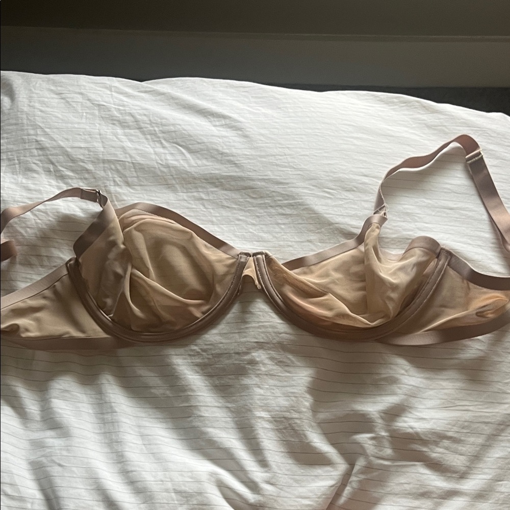 CUUP Mesh Unlined Underwire Bra